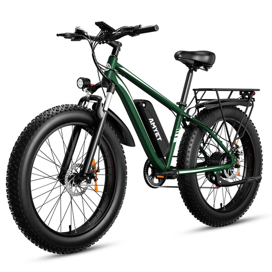 1000W Electric Bicycle 26" Fat Tire Dual Shock Absorbers.
