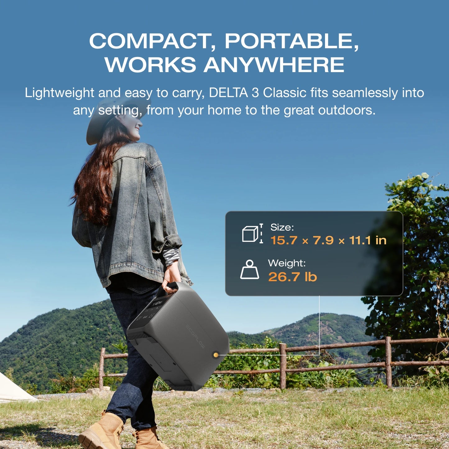 Solar Generator DELTA 3 Battery Portable Power Station