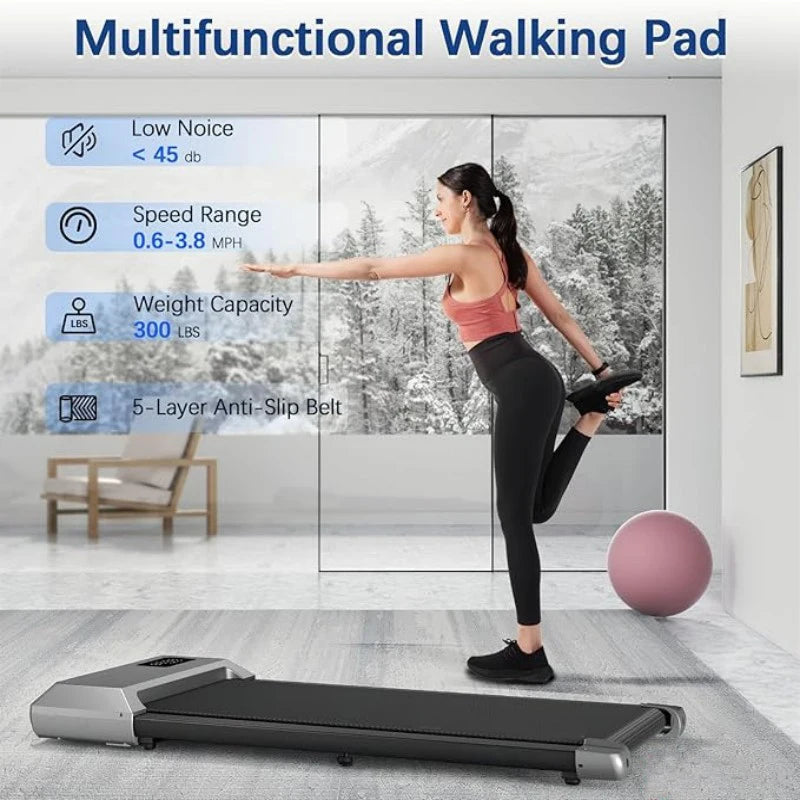 2.5HP Treadmills 2in1 Walking Running Fitness Exercise Machine