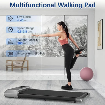 2.5HP Treadmills 2in1 Walking Running Fitness Exercise Machine