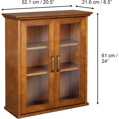 Wooden Over the Toilet Medicine Cabinet