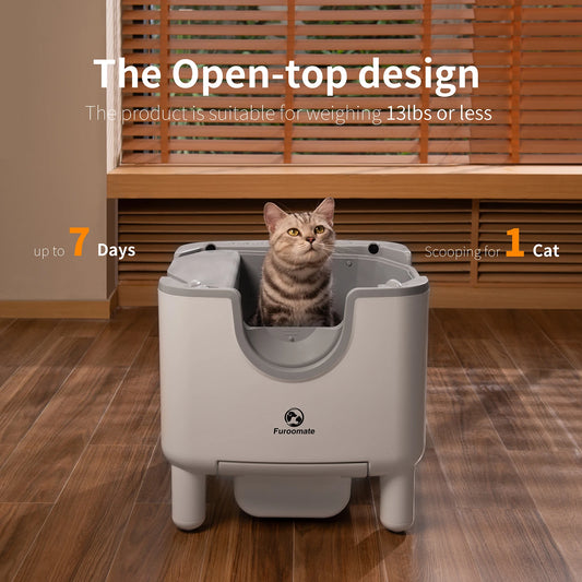 F6 Self-Cleaning Litter Box with Odor Control