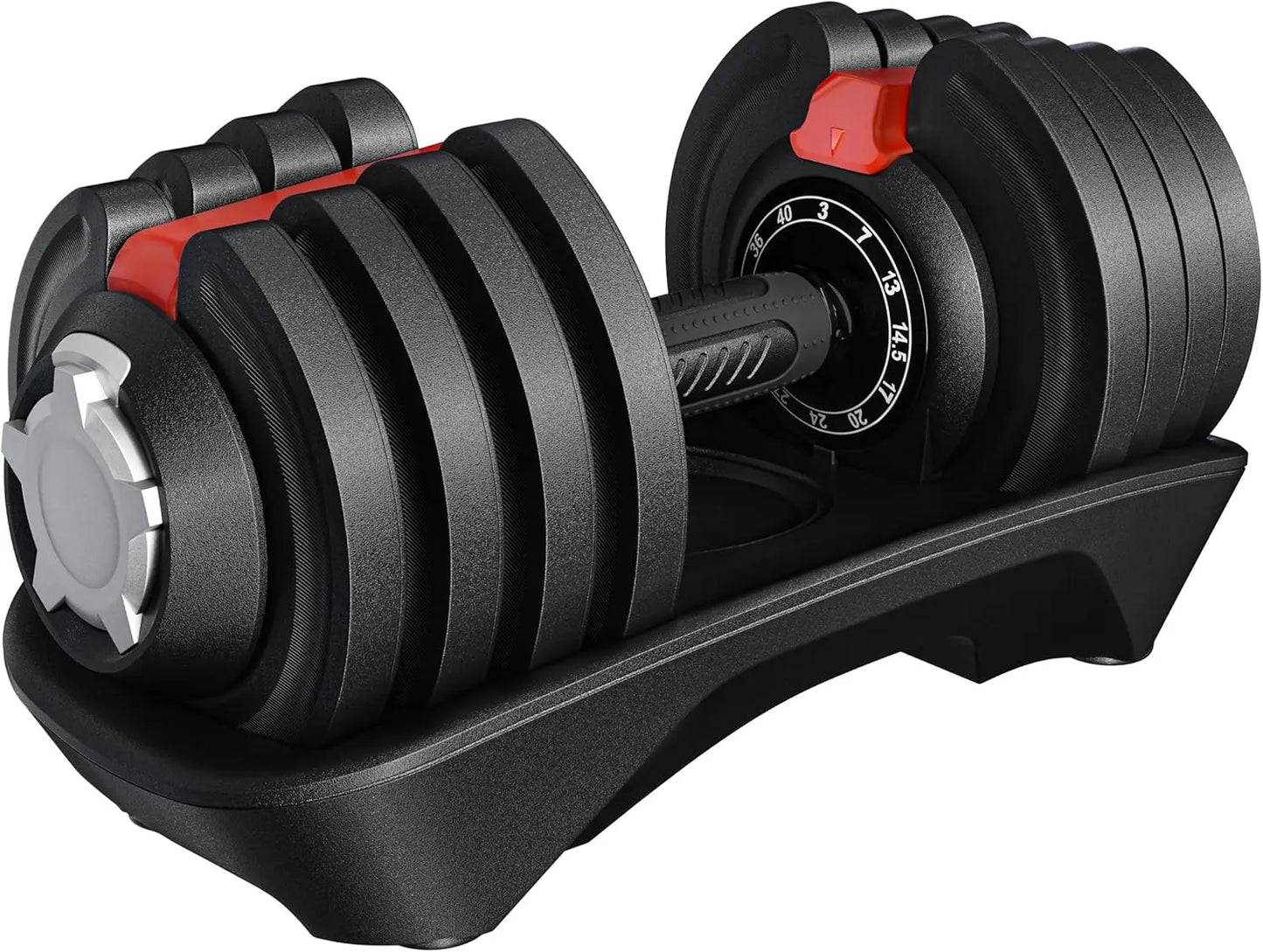 28-90LBS Adjustable Dumbbell Set with Anti-Slip Handle