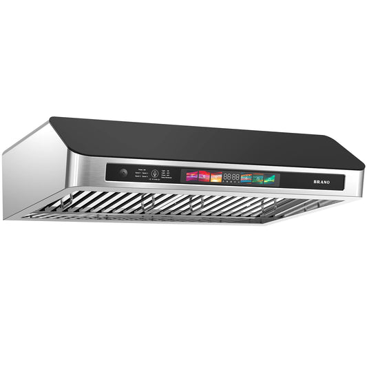 30/36 Inch Under Cabinet Range Hood with Voice/Gesture/Touch Control