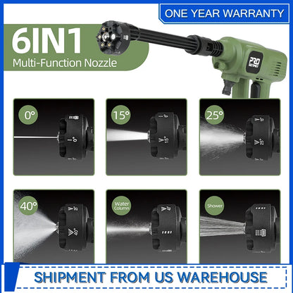 1500PSI Portable Handheld Cordless Pressure Washer