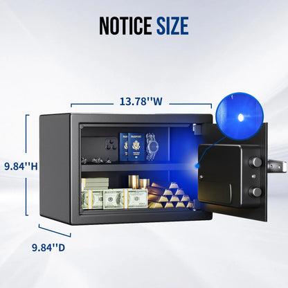 Fireproof Biometric Safe Box Hidden Design