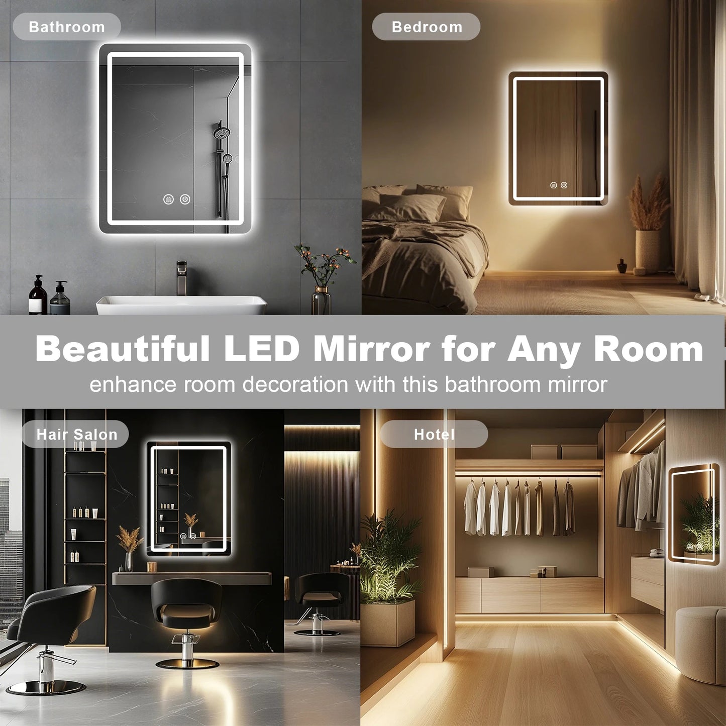20x28 inch LED Bathroom Vanity Mirrors