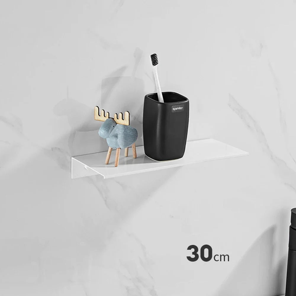 30/40/50CM Bathroom Shelf Aluminum Floating Shelves