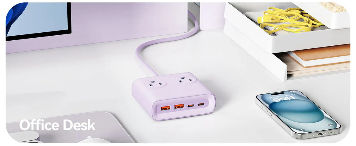 Power Strip 8-in-1 Desktop Charging Station