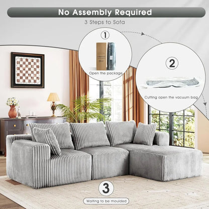 Cloud Sofa Living Room Bedroom Upholstered Sofa.