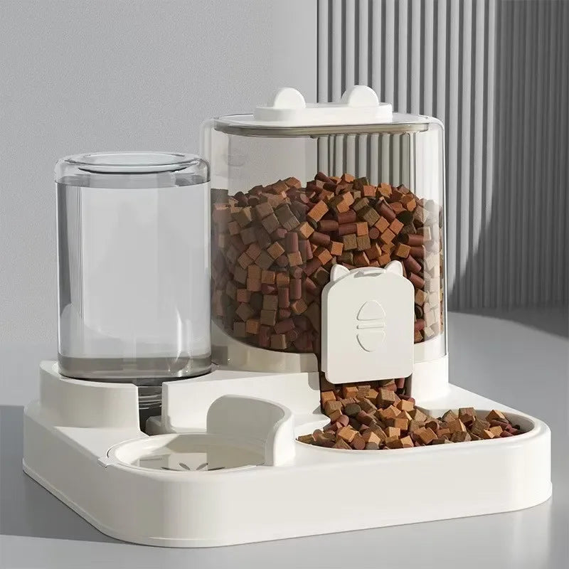 Automatic Feeder for Dogs, and Cats with Water Fountain