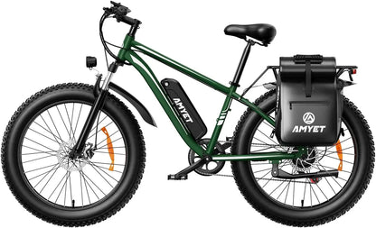 1000W Electric Bicycle 26" Fat Tire Dual Shock Absorbers.