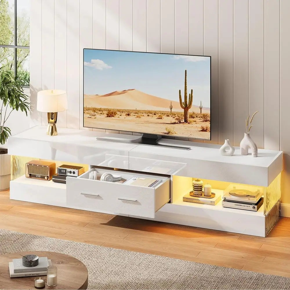 High Gloss LED Entertainment Center Stand