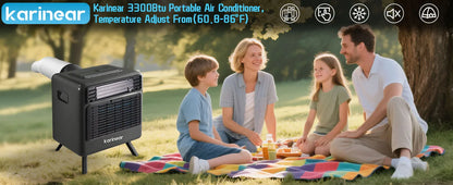 3300BTU Portable Air Conditioner for Camping