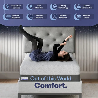 8-inch Firm - TwinGel Memory Foam Mattress in a Box