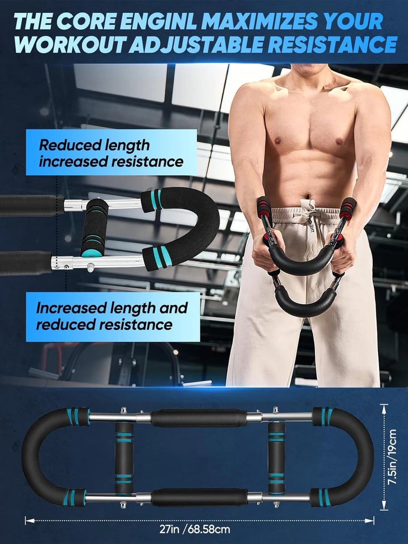 The Ultimate Arm Trainer Adjustable Chest Expander