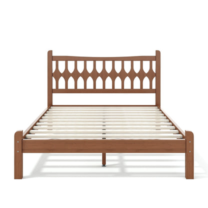 Full Size Bamboo Platform Bed Frame