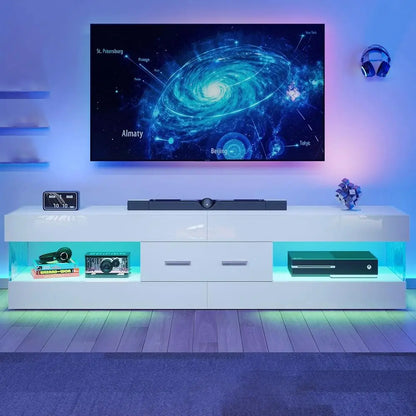 High Gloss LED Entertainment Center Stand