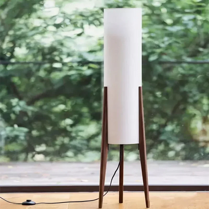 Zen Floor Lamp Japanese style light fabric shade lamp