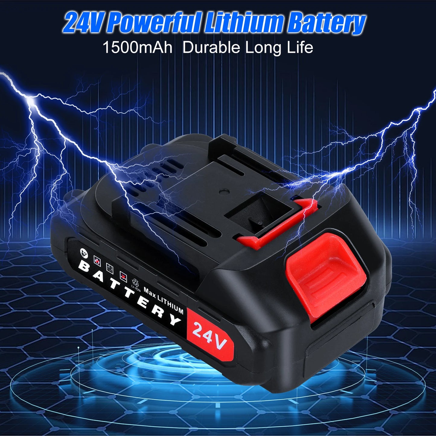 Cordless Pressure Washer with 6-in-1 Adjustable Nozzles