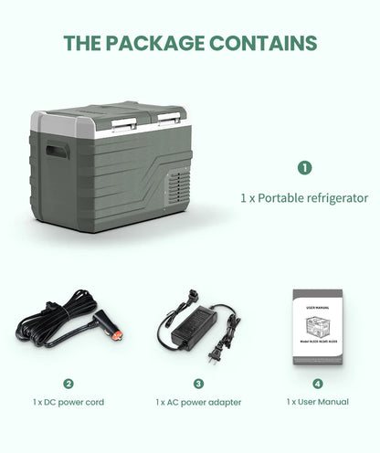 12V Portable Compressor Car Refrigerator Mini Fridge Freezer