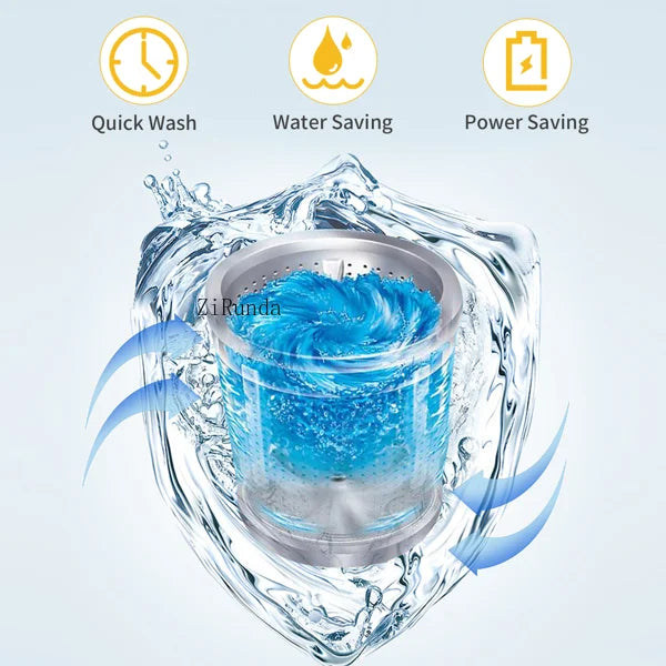 Full-Automatic Washing Machine with 10 programs 8 Water Level Selections