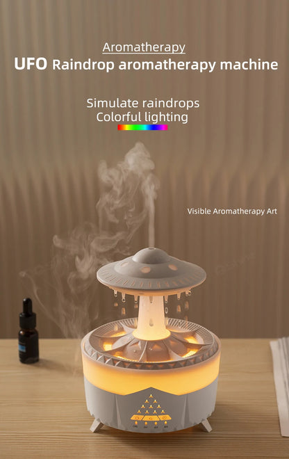 Rain Cloud Diffuser Mushroon Air Humidifier with Lamp