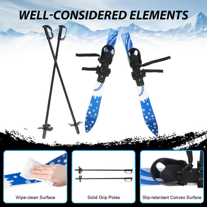 Kids Ski Board Set for Ages 2-8