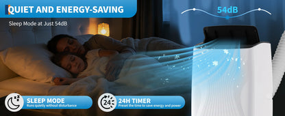 3-in-1 Portable 14,000 BTU Portable Air Conditioner