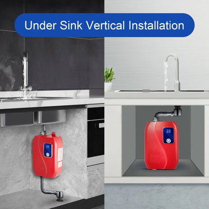 68-122℉ Kitchen Mini Tankless Water Heater