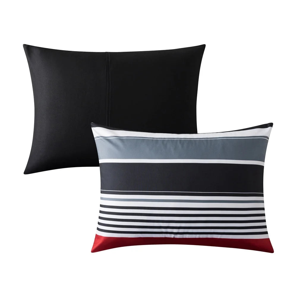 7 Piece Queen Comforter Reversible Bedding Set