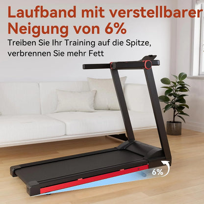 350lbs Adjustable Foldable Treadmill,10MPH Exercise Machine