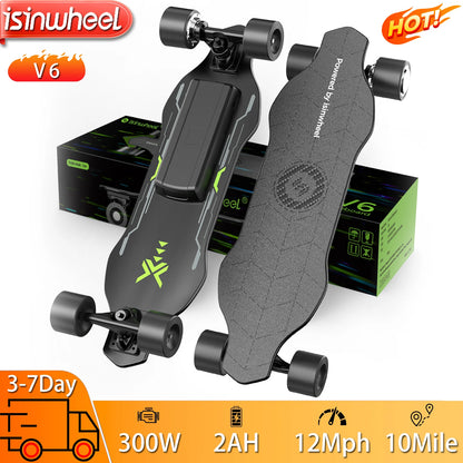 Electric Scooter Four-Wheel E-Scooter Top Speed 12Mph