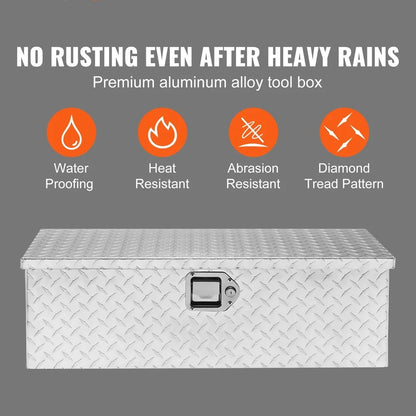 30x13x9.6 Inch Waterproof Lockable Storage with Widened Handles