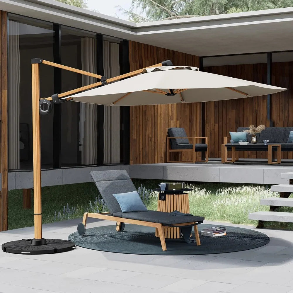 10FT Patio Offset Umbrella for Patio, Garden, Deck
