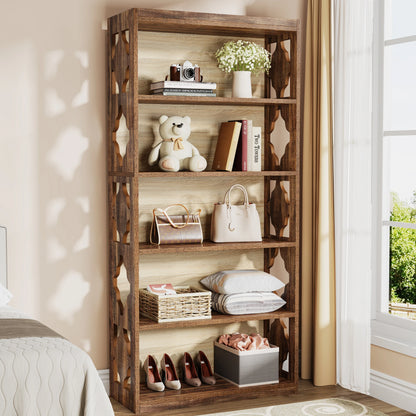 71 Inches Industrial Bookshelf
