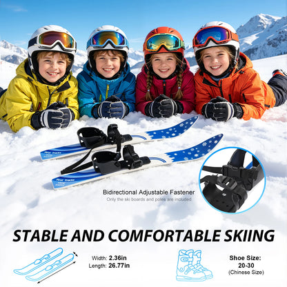Kids Ski Board Set for Ages 2-8