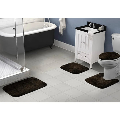 4-Piece Ultra-Soft Traditional Bath Rug Set
