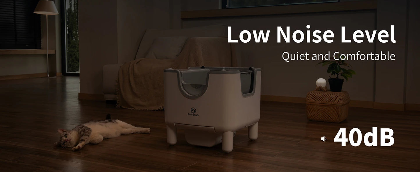 F6 Self-Cleaning Litter Box with Odor Control