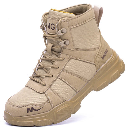 Men Steel Toe Shoes Puncture-Proof Sneakers