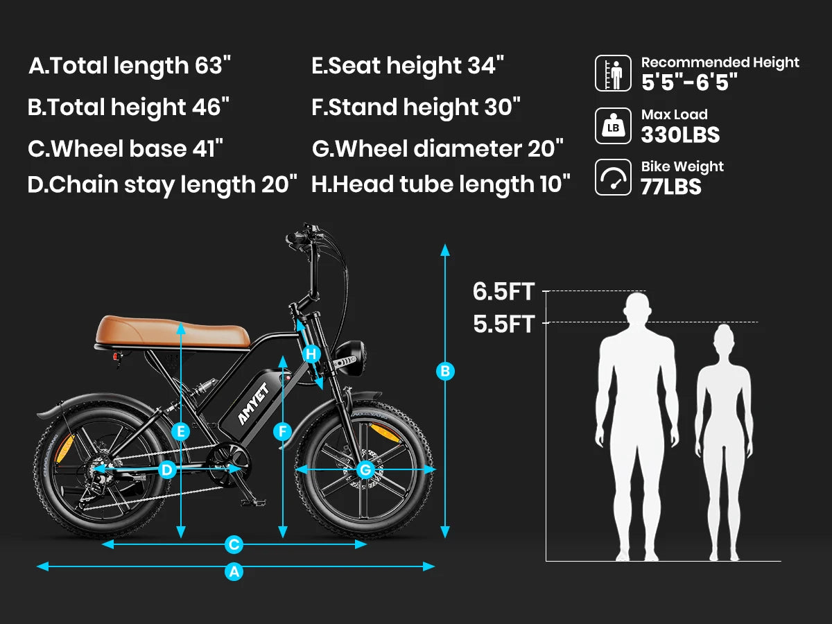 1000W Motor Bicycle 48V 20AH 20“Tire Mountain Ebike.