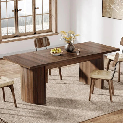 78.7" Extra Long Dining Table for 6-8 People