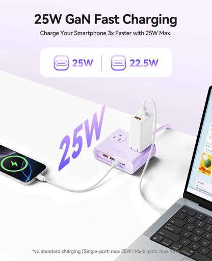 Power Strip 8-in-1 Desktop Charging Station
