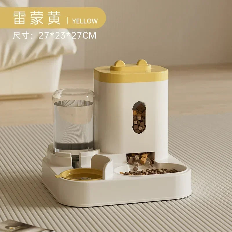 Automatic Feeder for Dogs, and Cats with Water Fountain