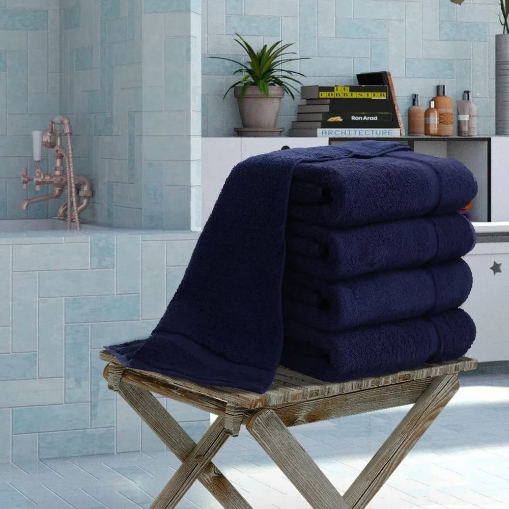 Super absorbent, fast drying 100% cotton towel set
