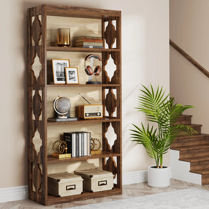 71 Inches Industrial Bookshelf