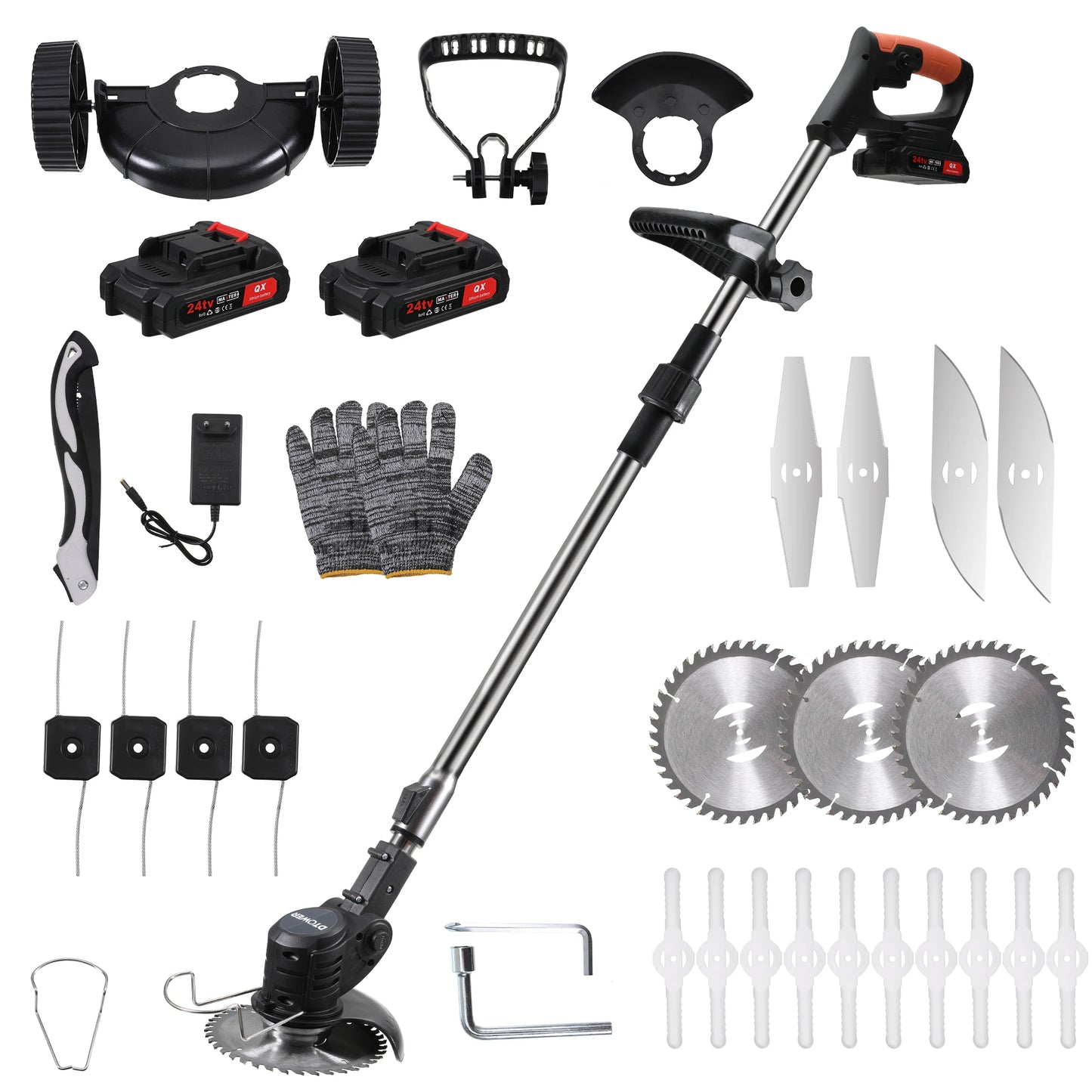 Electric Lawn Mower Cordless Grass Trimmer