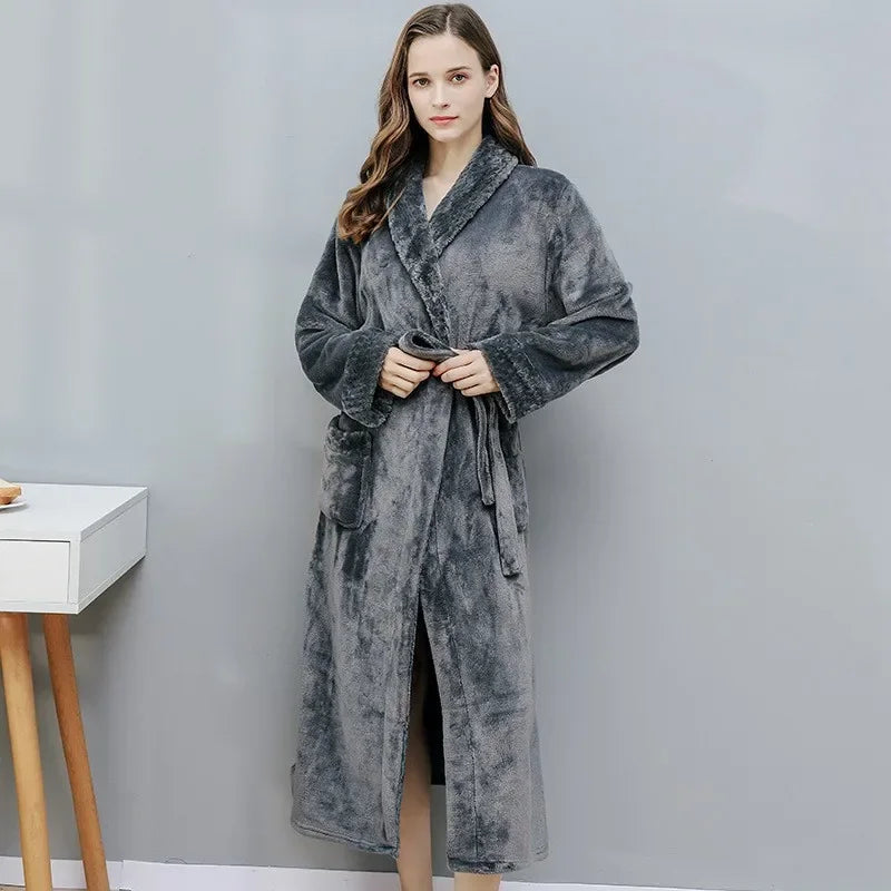 Bath Bathrobes Men Women Pajamas Shower Robe Bath Towels