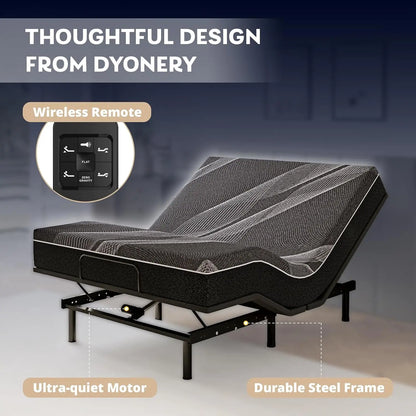 Twin XL Adjustable Bed Base Frame with Wireless Remote control
