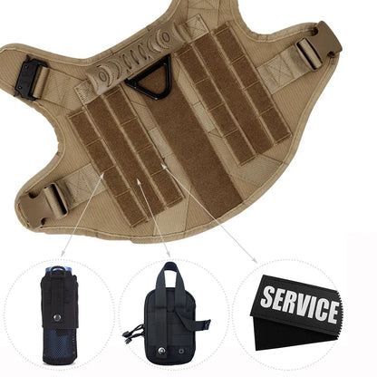 Training Walking Vest Dog Harness and Collar for Medium Large Dogs
